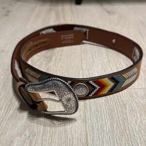 Nocona Men’s Embroidered Western Belt